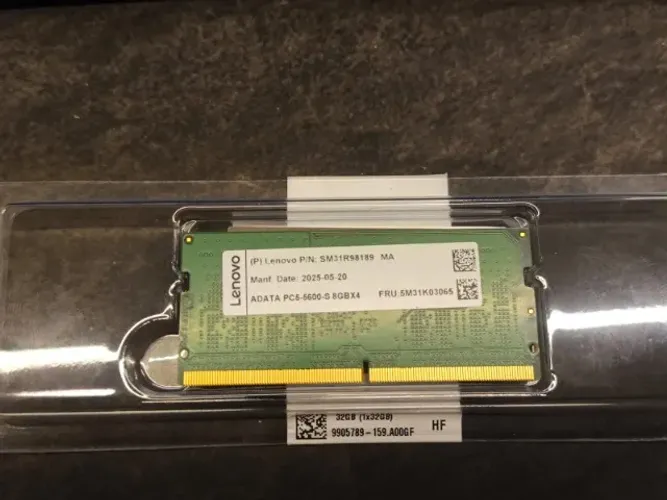 Memória RAM DDR5 Notebook