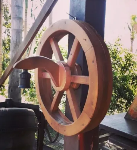 Móveis rústicos em madeira