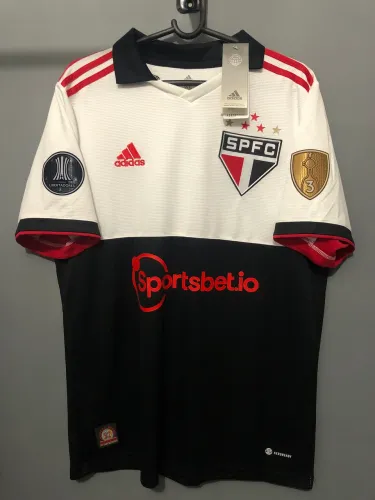 Camisa SÃO PAULO 2022 patch da libertadores e personalizada 