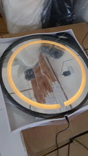 Espelho redondo com LED 45cm NOVO entrega grátis 