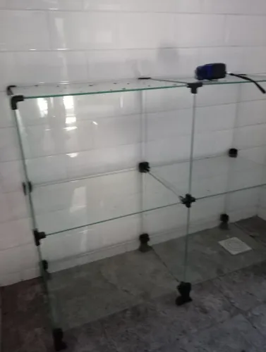 Balcão De Vidro Modulado 4 Nichos 30x40
