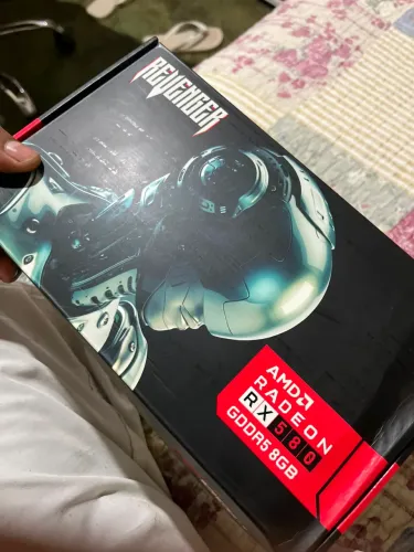 Placa de vídeo RX580 de 8GB nunca usada nova nova