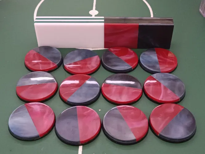 Futebol de botão Time Lyon 4.4 futebol de mesa 