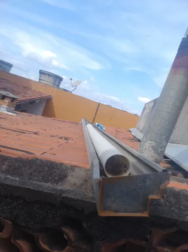 Calha galvanizada 4,60m