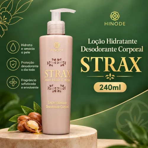 Loção Hidratante Desodorante Corporal Strax 240ml Hinode