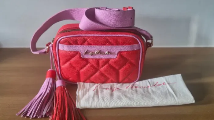 Bolsa couro Luiza Barcelos