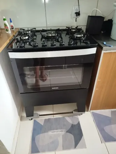 Fogão Itatiaia 5 bocas tampo vidro