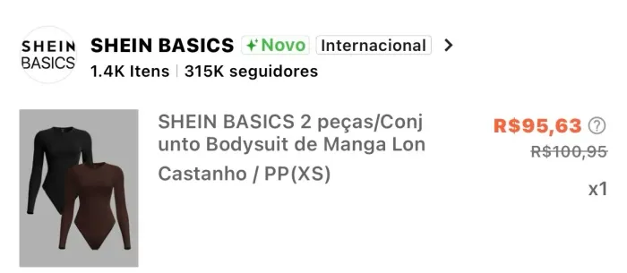 Bodys clássicos 