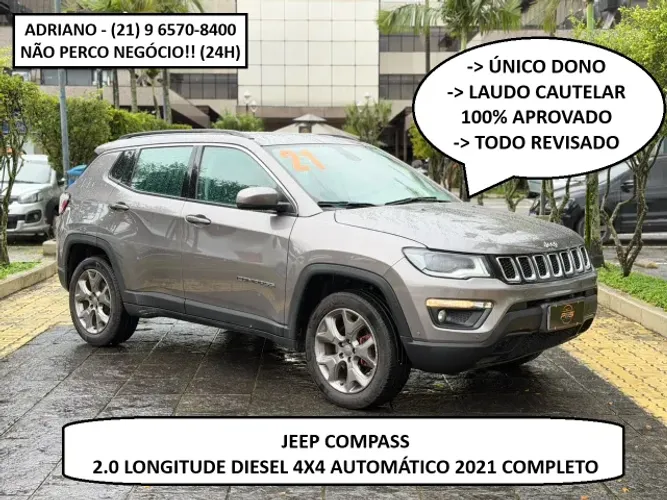 Jeep Compass Longitude 2.0 4X4 Dies. 16V Aut. 2021