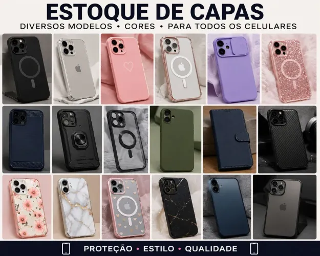 CAPAS PARA CELULAR - DIVERSOS MODELOS!