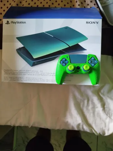 Kit Dualsense e Tampas PS5 Slim Choma Teal