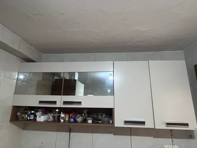 Conjunto completo de cozinha, três peças