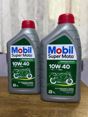 ÓLEO MOBIL SUPER MOTO 10W-40 - 2 LITROS (LACRADO)