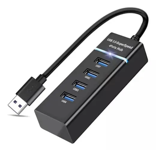 Hub Cabo Usb 3.0 C/ 4 Portas Usb *ENTREGA GRÁTIS*