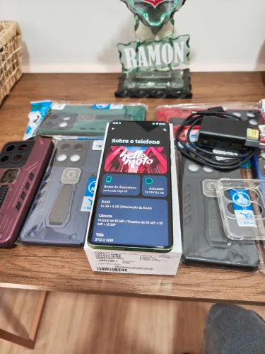 Motorola Edge 60 verde com garantia 11 meses e nota fiscal + brindes