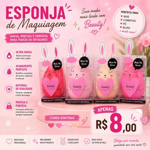 Esponja de maquiagem