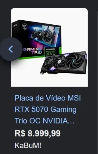 Rtx 5070 msi gaming trio