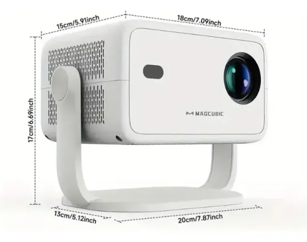 Projetor Magcubic L018 4k Hd Android 11 1080p Wifi6 650ansi