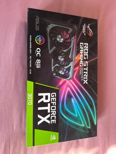 Placa de vídeo Asus Rog Strix RTX 3070 OC