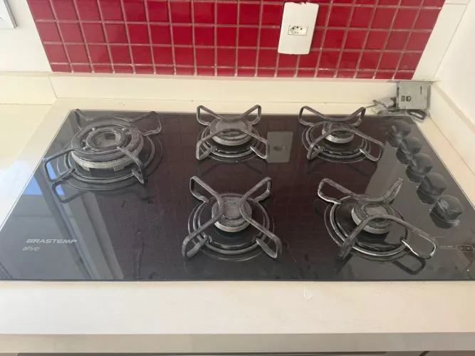 Fogão Cooktop 5 bocas 