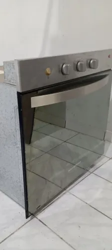 Forno a Gás de Embutir Brastemp Clean 77L Inox (BOA61A) - Ótimo Estado