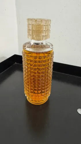 Frasco perfume colônia cristal Avon fragrância toque de amor 