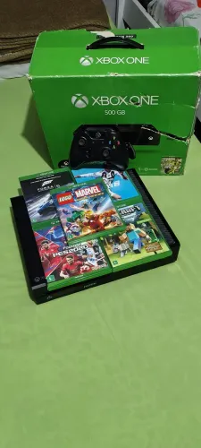 Xbox One + Controle Original + 5 Jogos