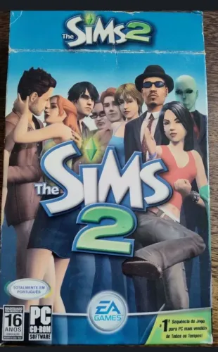 Kit completo Jogo PC CD Computador "The Sims 2" + 4 Pacotes de Expansão 