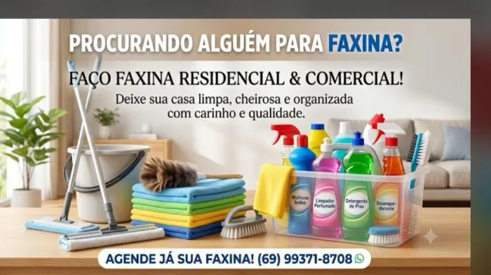 Faço faxina