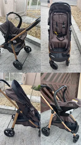 Carrinho de Bebê Galzerano Olympus Travel System + Bebê Conforto