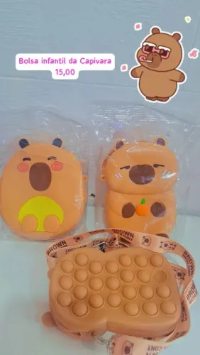 Bolsa infantil Capivara