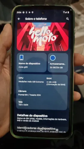 Celular na promoção