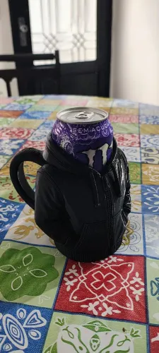 Porta lata moletom