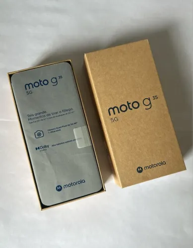 Moto G35 5G 128gb Green Novo sem uso Troco ou 10x cartao 