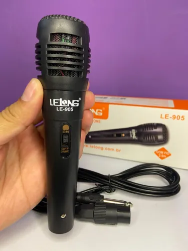 MICROFONE LELONG com Fio 2,5M an2