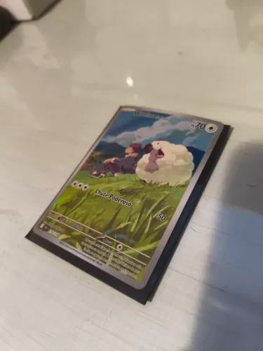 Carta Wooloo do lupo edição Amigos de jornadas Ilustração rara