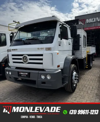 Caminhao VW 15180 Worker - Ano 2008 - C/ Munck + Casinha + Carroceria