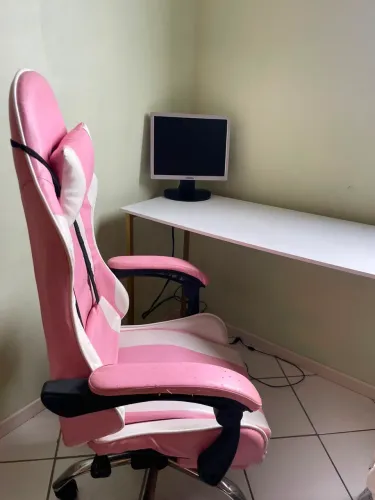 cadeira gamer feminina rosa