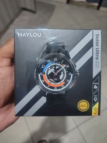 Relógio smartwatch Haylou solar Ultra novo