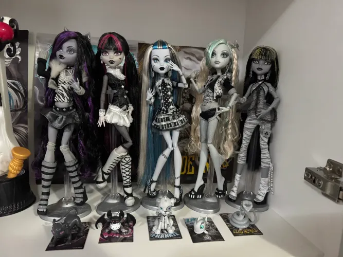 Lote bonecas monster high reel drama - não separo