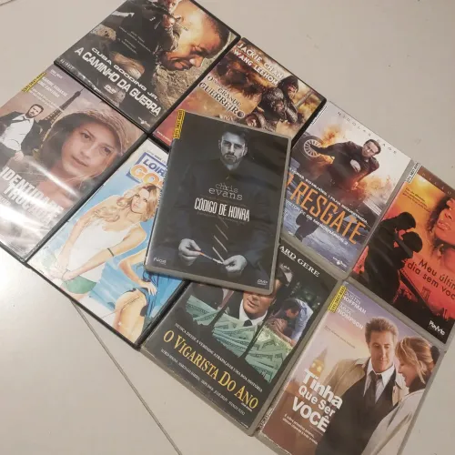 Lote 9 DVDs 55 reais ou 10 cada