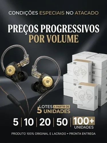 Fone KZ EDX Pro - Venda em Lote