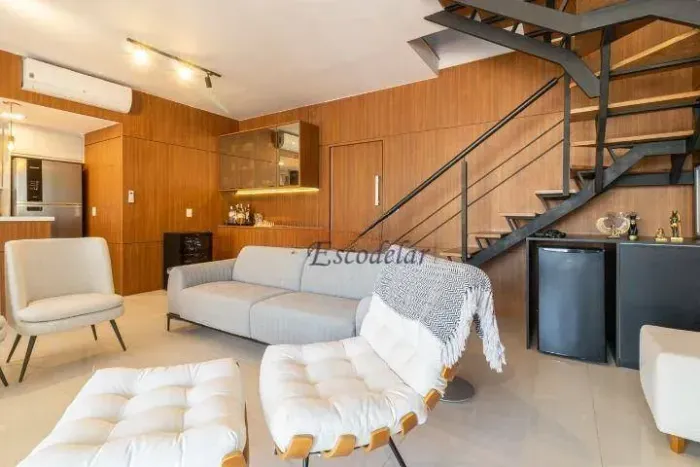 Apartamento Duplex com 2 dormitórios à venda, 105 m² por R$ 2.220.000,00 - Brooklin Novo -