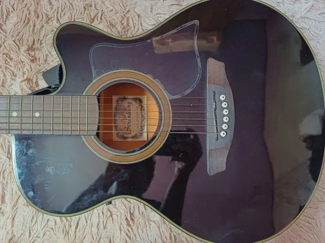VIOLÃO ELÉTRICO STRINBERG ( PRETO)