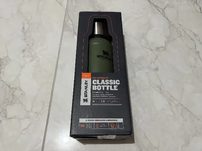 Garrafa Térmica Stanley Classic Bottle 0,95L Verde - Nova Lacrada