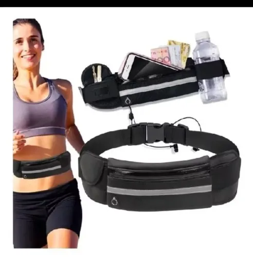 Pochete Esportiva Porta Celular e Garrafa para Corrida Caminhada Academia Fitness
