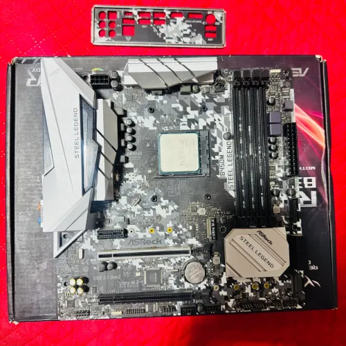 Kit Ryzen 7 5700g + B450m steel legend