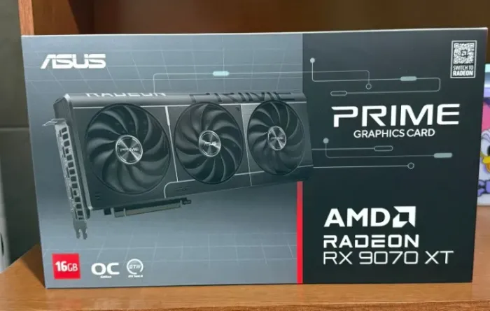 ASUS PRIME RX 9070 XT 16GB GDDR6 - NOVÍSSIMA COM NOTA FISCAL E GARANTIA