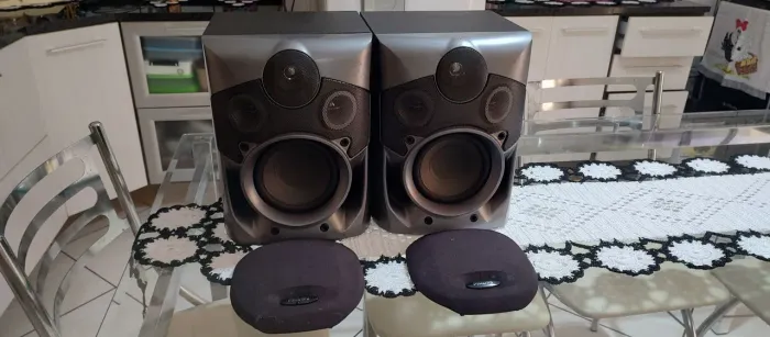 Caixas acústicas Philips fw 750c Aiwa Philips gradiente jvc panasonic cce Sharp
