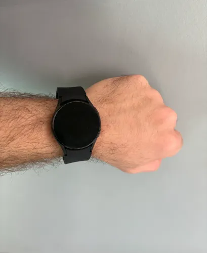 Galaxy Watch 4 44mm Preto + pulseiras extras + capas + carregador | Completo na caixa
